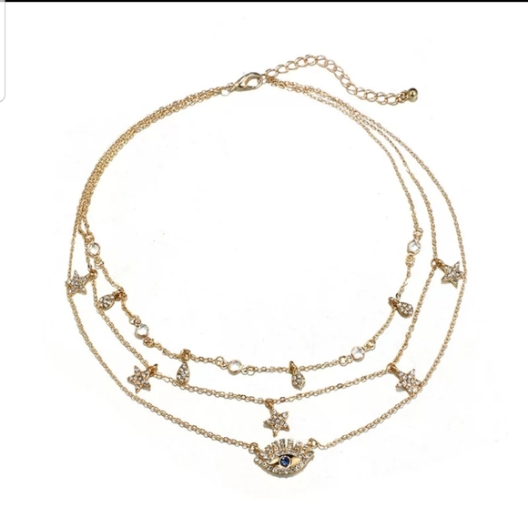 *Kinsley * Eye Layered necklace - Picture 5 of 6